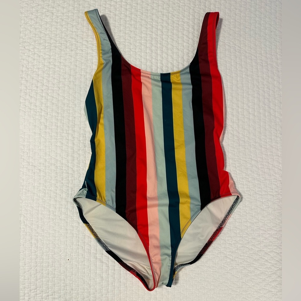 Sold and Striped One Piece Large